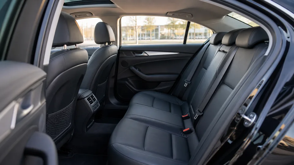 Intérieur confortable du véhicule Taxi Lyon Service